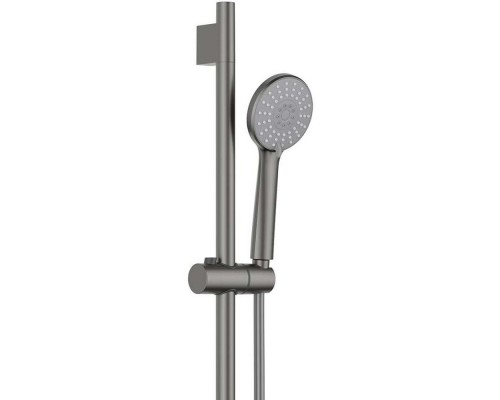 AQ2017BGM БЕТТА душевой гарнитур 3jet 65 см, оружейная сталь (шлиф. черный хром) AQ2017BGM