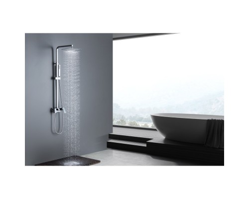 AQ2640CR ЛИБРА душевая система (смеситель для ванны) 300х200мм AQ2640CR