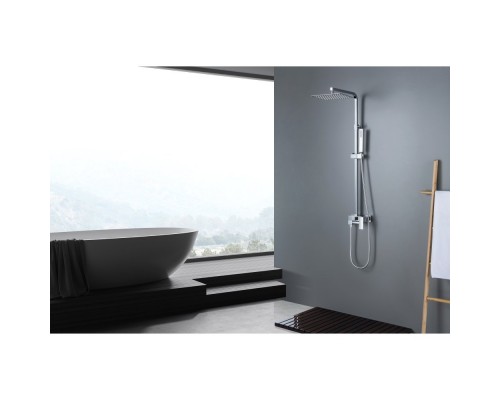 AQ2640CR ЛИБРА душевая система (смеситель для ванны) 300х200мм AQ2640CR