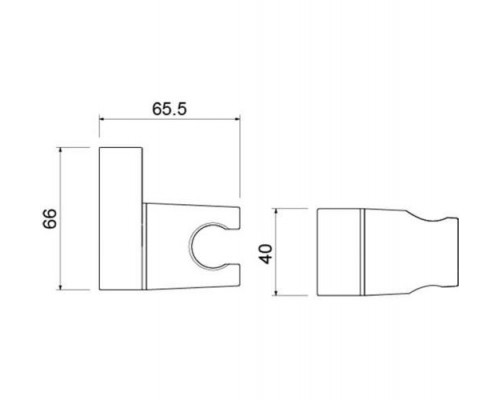 AQ2406CR держатель ручного душа AQ2406CR