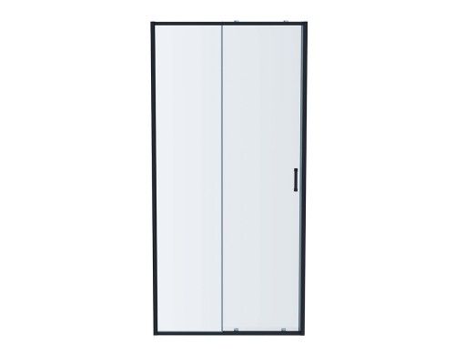 AQ ARI RA 10020GM Душевая дверь двухэлементная, раздвижная1000x2000 профиль оружейная сталь, стекло прозрачное AQ ARI RA 10020GM