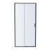 AQ ARI RA 10020GM Душевая дверь двухэлементная, раздвижная1000x2000 профиль оружейная сталь, стекло прозрачное AQ ARI RA 10020GM