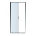 AQ ARI RA 10020GM Душевая дверь двухэлементная, раздвижная1000x2000 профиль оружейная сталь, стекло прозрачное AQ ARI RA 10020GM