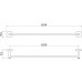 AQ4114CR ЕВРОПА полотенцедержатель 600 мм AQ4114CR