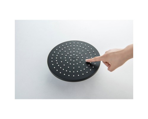 AQ2140MB БЕТТА душевая система (смеситель для ванны) 220мм, матовый черный AQ2140MB