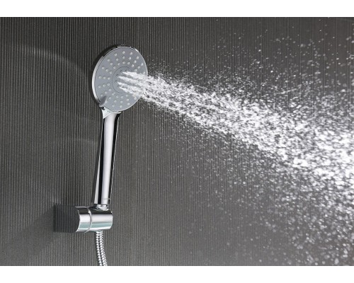 AQ1249CR ОБЕРОН смеситель для ванны с душевым набором 3jet AQ1249CR