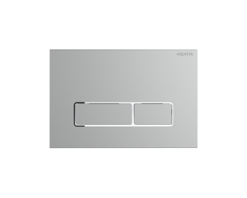 KDI-0000063(HC) Панель смыва Хром матовый ободок хром (клавиши прямоугольные), 162244 мм KDI-0000063