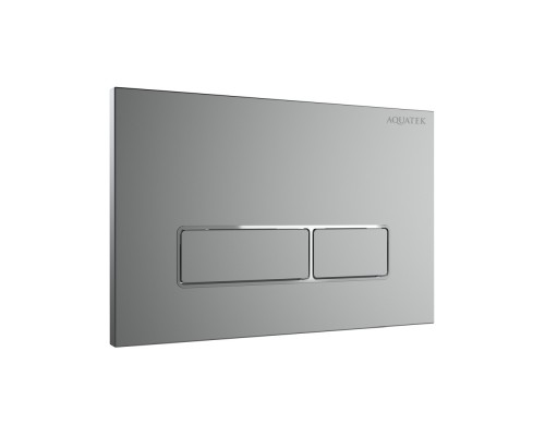 KDI-0000063(HC) Панель смыва Хром матовый ободок хром (клавиши прямоугольные), 162244 мм KDI-0000063