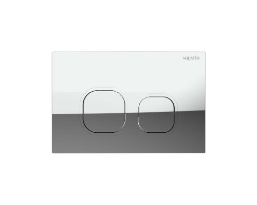 KDI-0000057(BB) Панель смыва Хром глянец ободок хром (клавиши квадрат), 162244 мм KDI-0000057