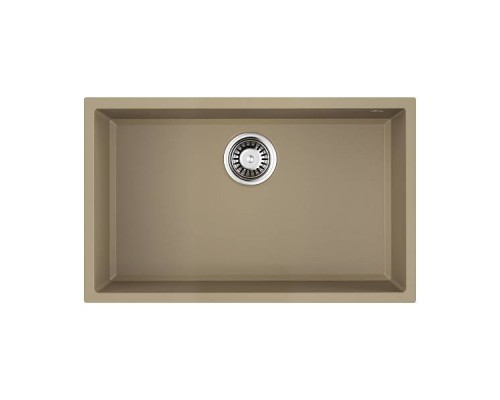 Omoikiri Tedori 66-U-CH Кухонная мойка Tetogranit 66x42 см, цвет: шампань 4993977