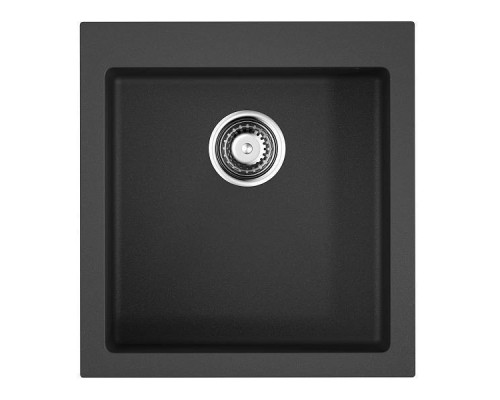 Omoikiri Bosen 47-BL Кухонная мойка Tetogranit 47x50 см, цвет: черный 4993586 Omoikiri Bosen 47-BL Кухонная мойка Tetogranit 47x50 см, цвет: черный 4993586