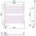 Сунержа Модус 2.0 Полотенцесушитель электрический 50x50h, лев., цвет: мат. белый 30-5600-5050