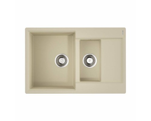Мойка, OMOIKIRI, Daisen, шгв 780-510-230, отверстия для смесителя-6 промаркированных, цвет-ваниль