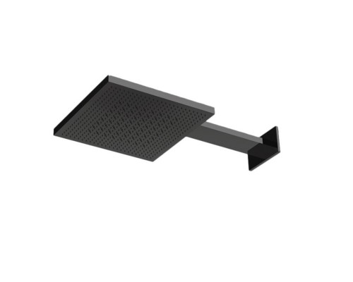 Верхний душ, Almar, Velvet, 300-300, цвет-Absolute Black Brushed PVD
