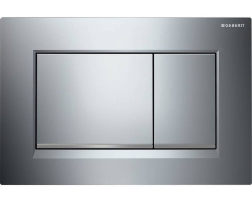 115.883.KH.1 клавиша двойного смыва Sigma 30, к 111.300/350/361/362/380/390/796 хром глянцевый/хром матовый/хром глянцевый 115.883.KH.1