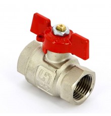 Кран шаровой ВВ 1/2" UNI-FITT полнопроходной бабочка