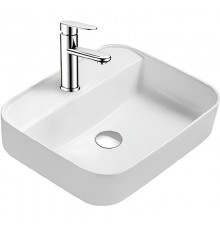 AQ5506-MW ВЕГА раковина 500395140 для установки на столешницу, матовый белый AQ5506-MW