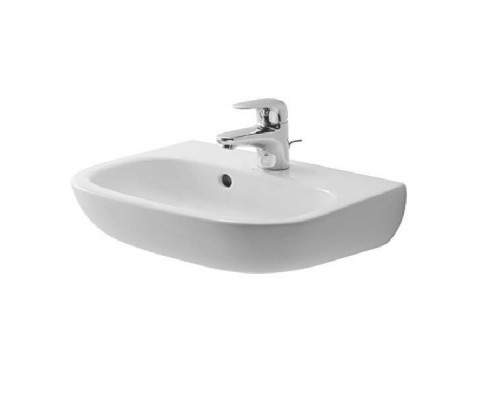 Раковина, Duravit, D-Code, шгв 450-340-145, отверстия для смесителя-1, цвет-белый (стар.арт 0705450000)