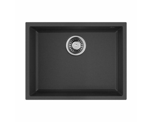 Мойка, OMOIKIRI, Tedori, шгв 550-420-220, отверстия для смесителя-отсутствуют, цвет-чёрный