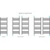 Сунержа Богема  Полотенцесушитель водяной 60x150h, цвет: без покрытия 00-0220-1560