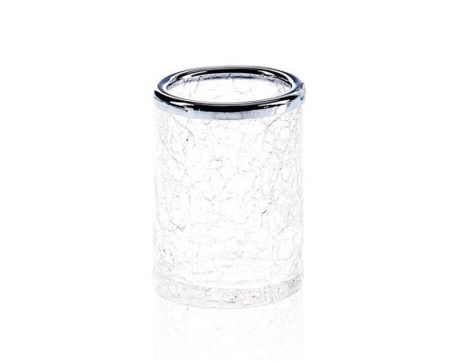 Стакан, Decor Walther, Crack, шгв 70-70-100, цвет-хром