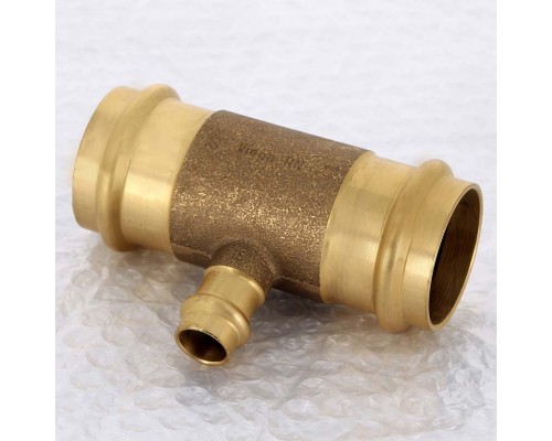 Тройник пресс бронза Sanpress VIEGA 42x15x42