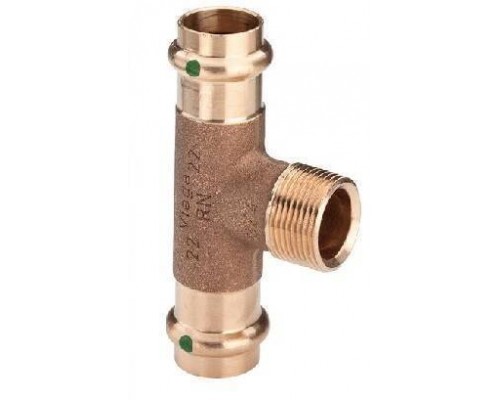 Тройник Sanpress, c SC-Contur 28x3/4x28 с нар резьбой Тройник Sanpress, c SC-Contur 28x3/4x28 с нар резьбой