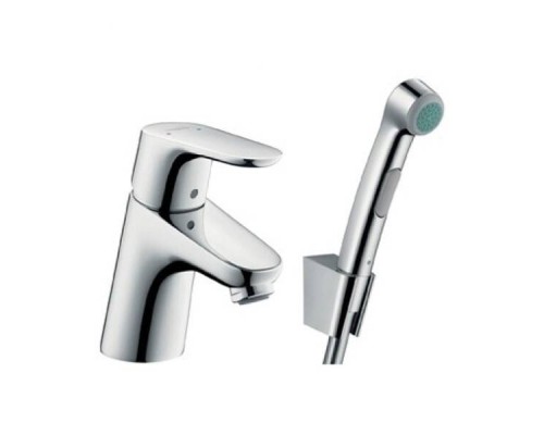 Смеситель для раковины с гигиеническим душем, Hansgrohe, Focus, цвет-хром