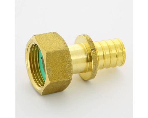 Муфта аксиальная-В Uni-Fitt 20 x 3/4" с накидной гайкой плоской прокладкой Муфта аксиальная-В Uni-Fitt 20 x 3/4" с накидной гайкой плоской прокладкой