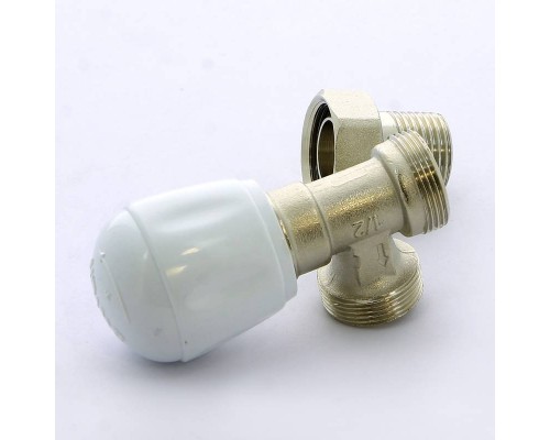 Вентиль НН угловой для радиаторов с разъемным соединением EMMETI 1/2"-М24x19
