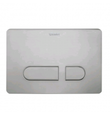 Клавиша смыва, Duravit, A.1, для унитаза, шгв 217-2-146.5, цвет-сталь брашированная (Steel Brushed, Inox)