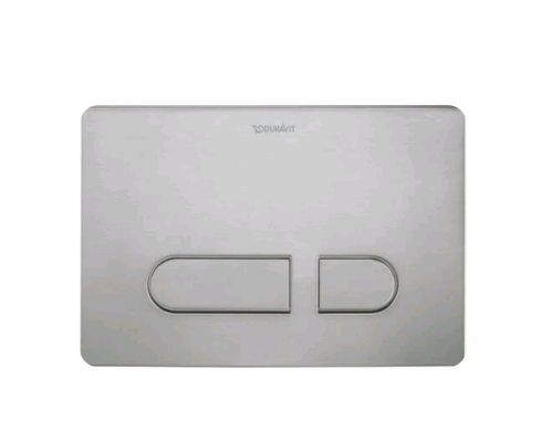 Клавиша смыва, Duravit, A.1, для унитаза, шгв 217-2-146.5, цвет-сталь брашированная (Steel Brushed, Inox)