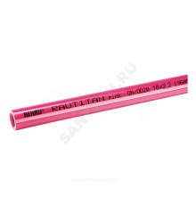 Труба PE-Xa/EVOH pink Дн20х2,8 Ру10 Т95C L=6м RAUTITAN Rehau 11360521006