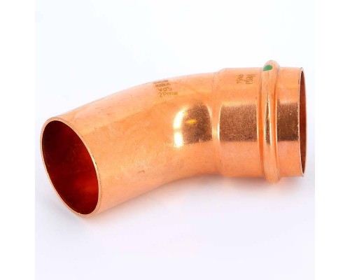 Угол-вставка пресс 45 град. медь Profipress VIEGA 54