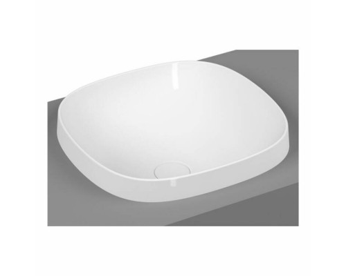 Раковина, Vitra, Frame, шгв 410-390-150, отверстия для смесителя-отсутствуют, VitrA Clean, цвет-белый