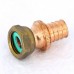 Муфта надвижная Rehau 20х1/2" RX+бронза с накидной гайкой
