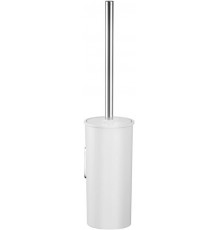 12764010100 COLLECTION MOLL Туалетный ершик подвесной, колба пластик, белый / хром 12764010100