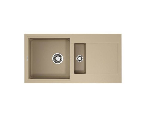 Omoikiri Sakaime 86-2-CH Кухонная мойка Tetogranit 86x46,5 см, цвет: шампань 4993238