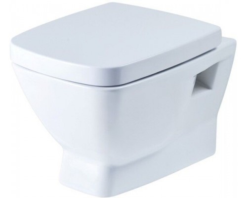 1.WH30.2.423 НЕО Унитаз подвесной, дюро, метал крепление, softclose 1.WH30.2.423