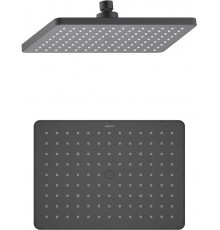 AQ2087MB прямоугольный верхний душ 26018868 мм, матовый черный AQ2087MB