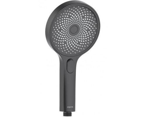 AQ2007MB ОБЕРОН ручной душ Select 130 3 jet, матовый черный AQ2007MB