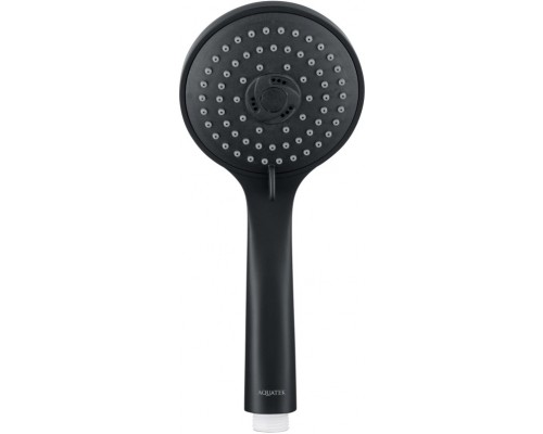 AQ2003MB ВЕГА ручной душ 3jet, матовый черный AQ2003MB