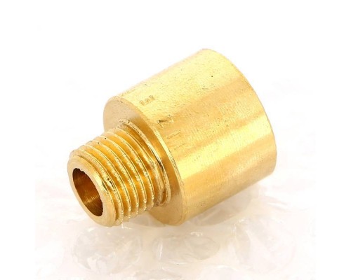 Переходник круглый НВ Viega 1/4" x 3/8" бронза
