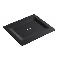 Boheme Space Мыльница с латунной чашей, накладная, цвет: black 10966-B-SOAP