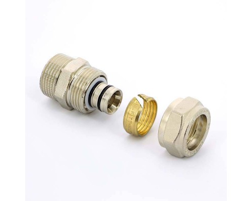 Муфта обжим-Н никелированная UNI-FITT 20х3/4" Муфта обжим-Н никелированная UNI-FITT 20х3/4"