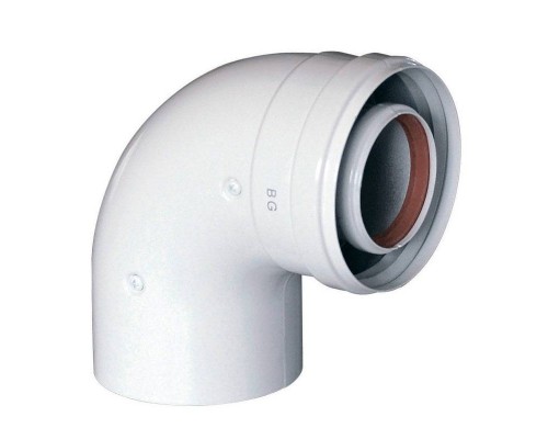 Коаксиальный отвод Baxi 110/160 87° полипропиленовый