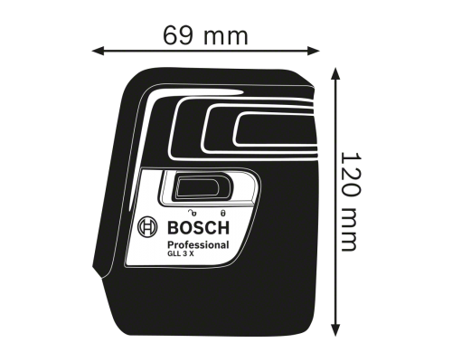 Линейный лазерный нивелир BOSCH GLL 3 X (0601063CJ0)
