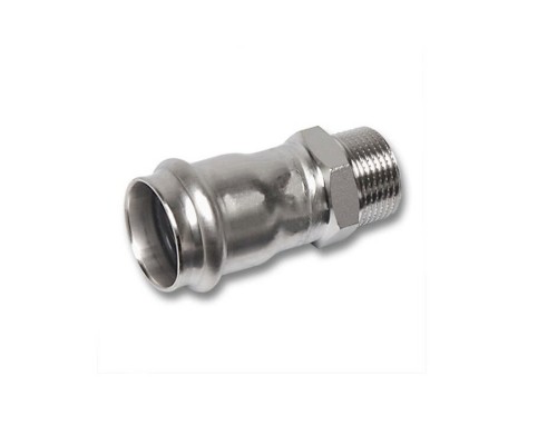 Ниппель, Sanha, NiroPress 316L, переходной ВПр-НР, ø42x11/2, 9243G.3 Ниппель, Sanha, NiroPress 316L, переходной ВПр-НР, ø42x11/2, 9243G.3