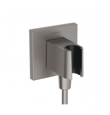 Шланговое подсоединение, Hansgrohe, Fixfit E, цвет-шлифованный чёрный хром