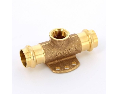 Тройник-водорозетка Viega Sanpress с SC-Contur 1/2" d=22